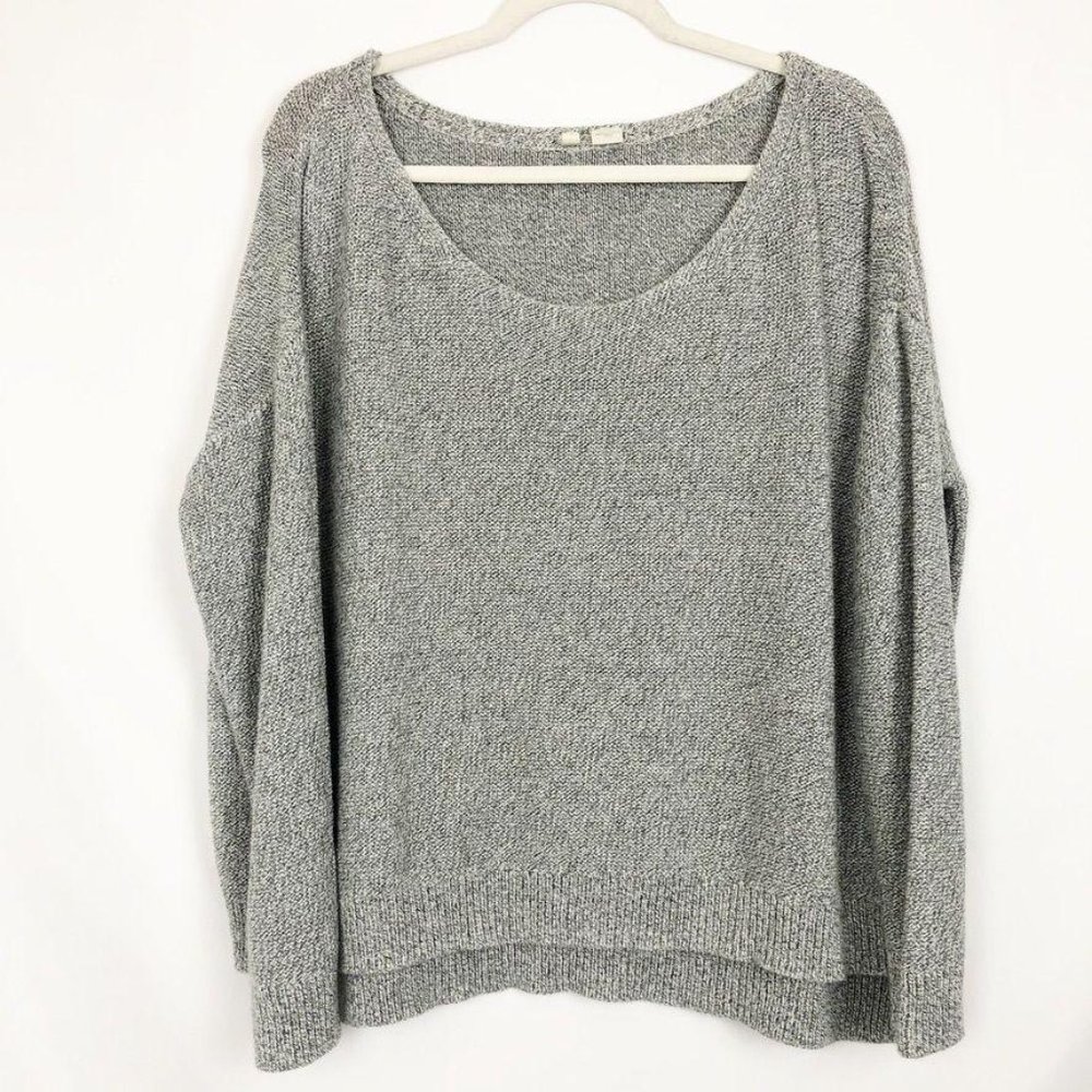 Anthropologie Fairview Oversized Sweater Gray S - Picture 3 of 12